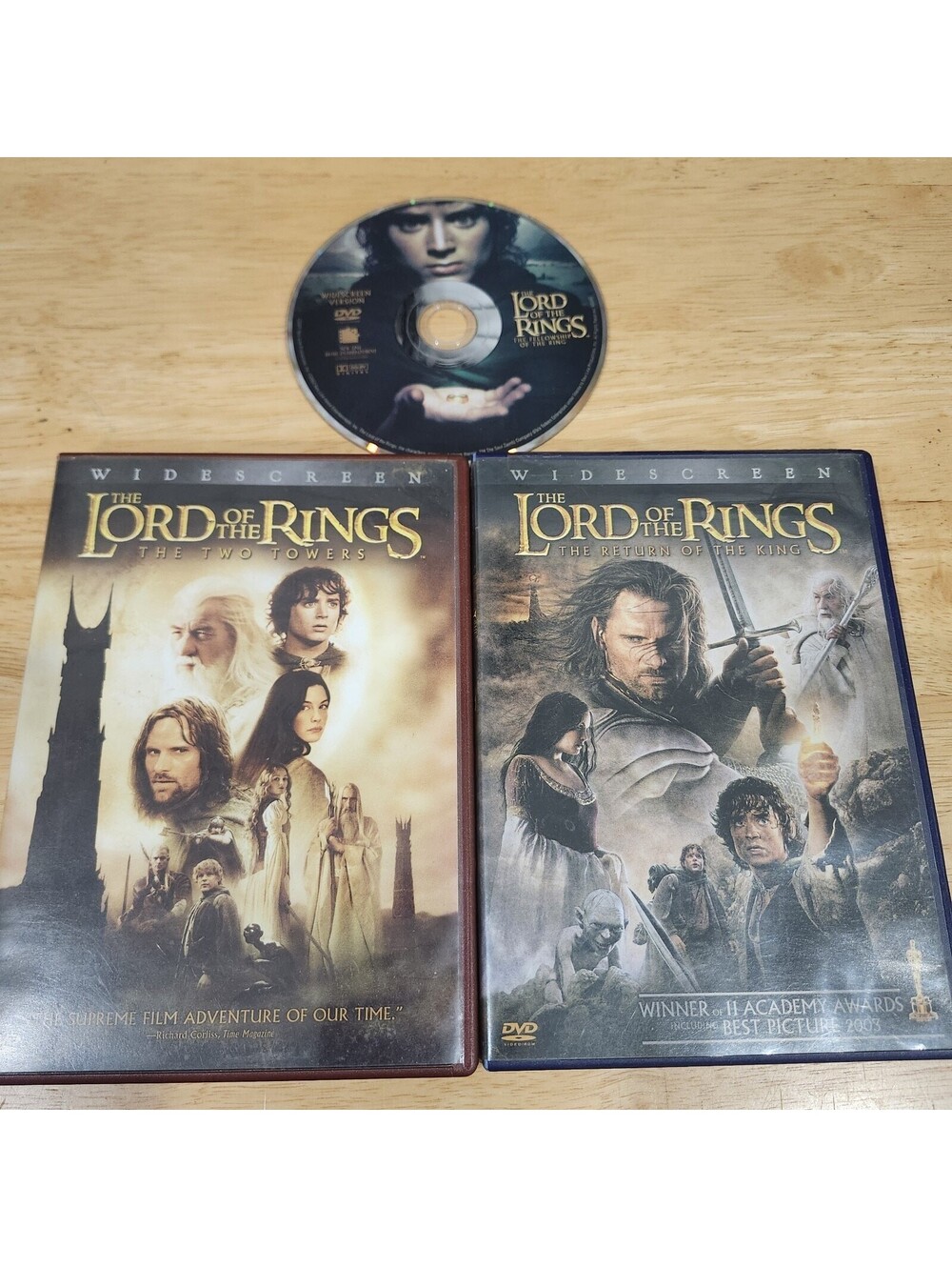 The Lord of the Rings Trilogy (DVD) Widescreen